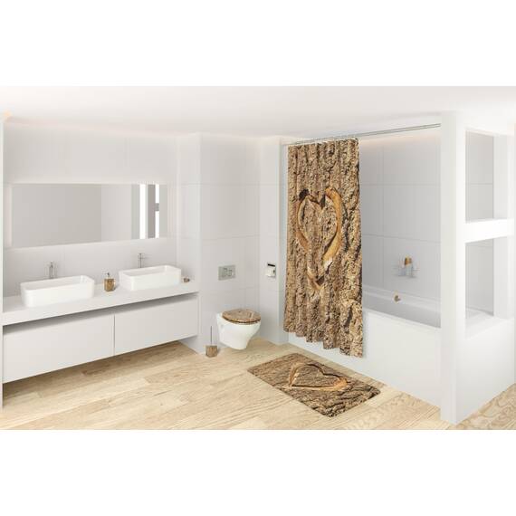 Sanilo WC-Sitz mit Absenkautomatik I Hochwertiger Toilettensitz aus Holz I Toilettendeckel in verschiedenen Motiven (True Love)