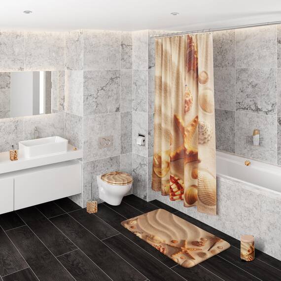 Sanilo WC Sitz mit Absenkautomatik & Schnellverschluss, Toilettendeckel per Knopfdruck abnehmbar, einfache Montage von oben (Sanibel)