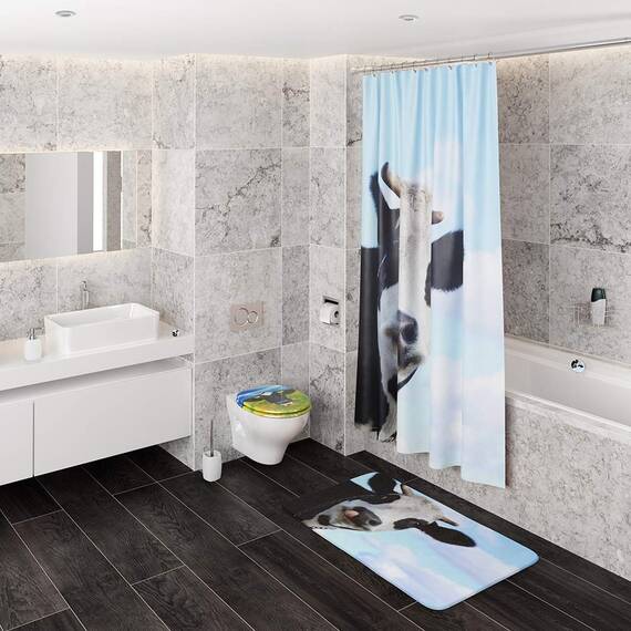 Sanilo WC Sitz mit Absenkautomatik, viele neue Toilettendeckel zur Auswahl, hochwertige Oberfläche, einfache Montage, stabile Scharniere (Kuhkopf)