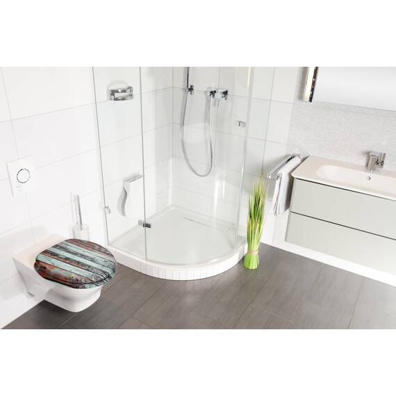 Sanilo WC Sitz mit Absenkautomatik, viele neue Toilettendeckel zur Auswahl, hochwertige Oberfläche, einfache Montage, stabile Scharniere (Antik)