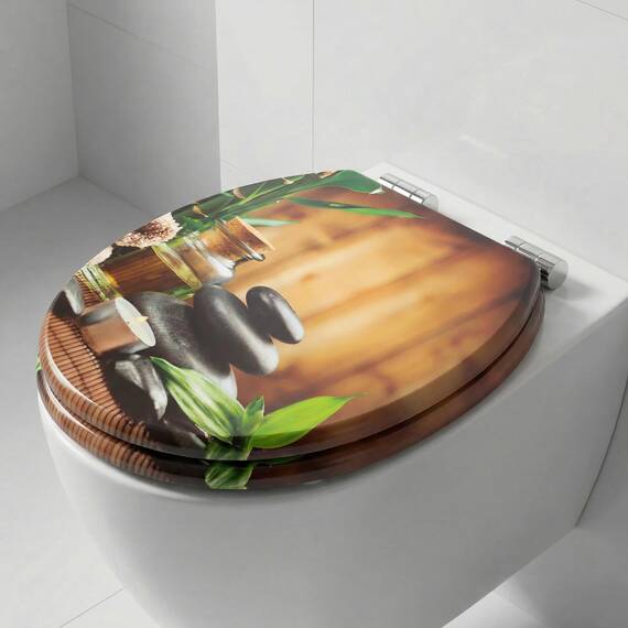 SINOBATH WC Sitz mit Absenkautomatik, viele schöne WC Sitze zur Auswahl, hochwertige und stabile Qualität aus Holz