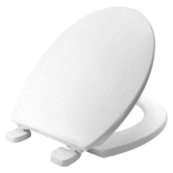 BEMIS Chester ECO | WC-Sitz aus recyceltem Kunststoff | Ultra-Fix patentiert und dauerhaft wackelfrei | passend für die meisten ovalen Toiletten | einfache Installation