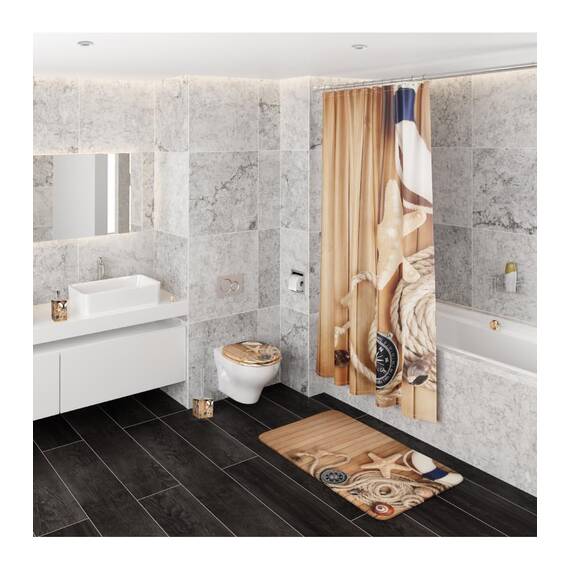 Sanilo WC Sitz mit Absenkautomatik, viele schöne Holz Toilettendeckel zur Auswahl, hochwertige und stabile Qualität (Maritim)