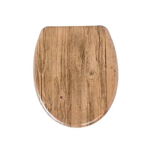 SINOBATH Design WC-Sitz mit Motiv, Soft-Close, Duroplast, Einfache Montage, Quick-Release, UV-beständig