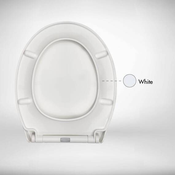Aqualona Toilettensitz „Family“, Thermoplast, weiß, 45x 36