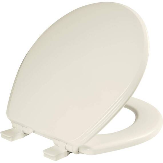 Bemis 7B600E4 346 Ashland WC-Sitz mit Absenkautomatik, Biscuit, rund