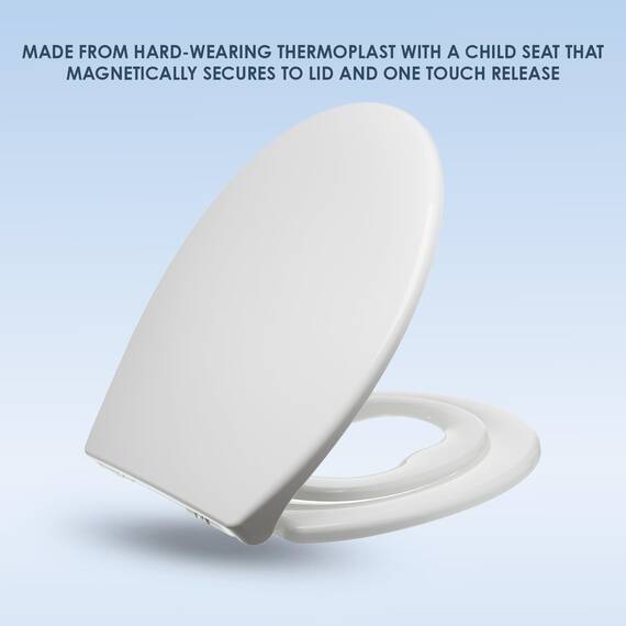 AQUALONA Toilettensitz „Family“, Plastik, Familie, Thermoplast, 26 x 26 x 47 cm