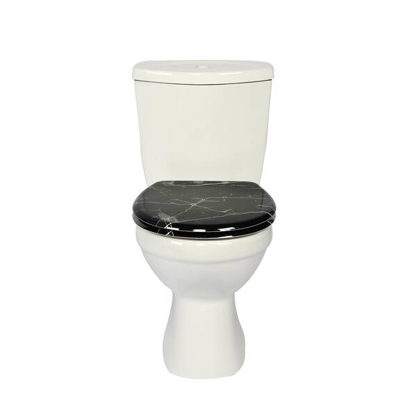 SINOBATH Design WC-Sitz mit Motiv, Soft-Close, Duroplast, Einfache Montage, Quick-Release, UV-beständig