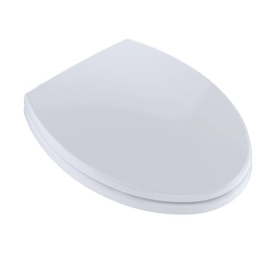 TOTO Transitional SoftClose SS114#01 Langer SoftClose Sitz, Baumwolle, Weiß