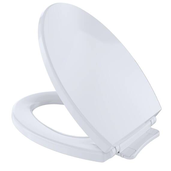 TOTO Transitional SoftClose SS114#01 Langer SoftClose Sitz, Baumwolle, Weiß