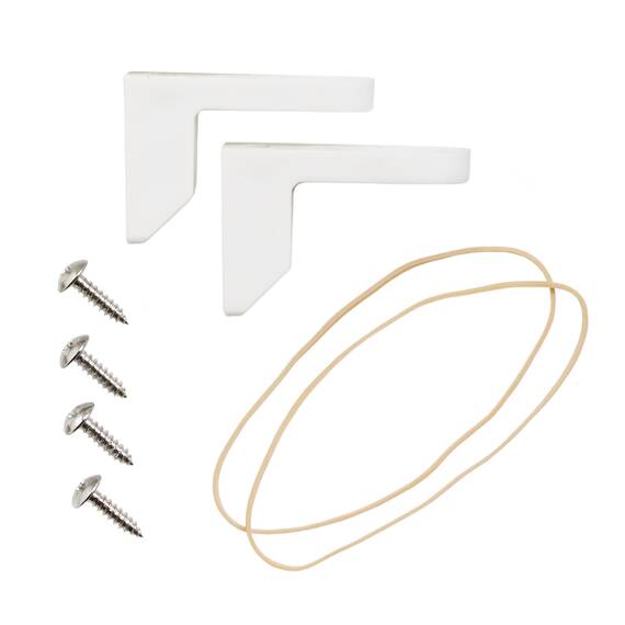Compac Home WC-Sitz-Stabilisatoren, Safe-T-Bumper, Schloss bewegt oder wackelig, sicher an Ort und Stelle, für Kinder, ältere Menschen, 4 Sets