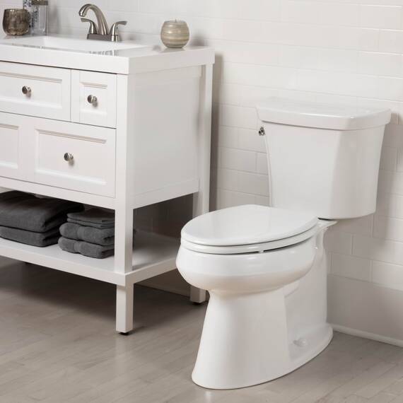 Bemis 7B600E4 000 Ashland WC-Sitz mit Absenkautomatik, weiß, rund
