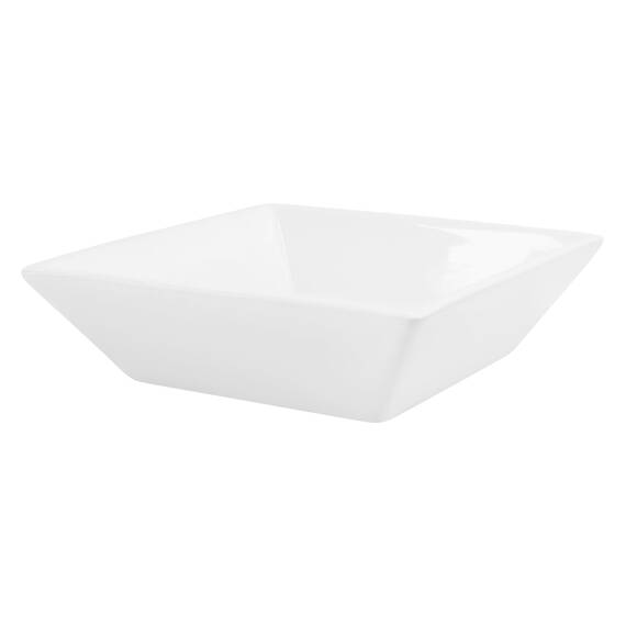 ML-Design Waschbecken aus Keramik in Weiß glänzend 41x41x12 cm Quadratisch, Moderne Aufsatzwaschbecken, Design Waschtisch Aufsatz-Waschschale Waschplatz Handwaschbecken, für das Badezimmer/Gäste-WC
