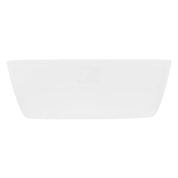 ECD Germany Waschbecken Waschtisch 405x405x140 mm aus Keramik Weiß inkl. Ablaufgarnitur für Waschbecken ohne Überlauf Aufsatzbecken Aufsatzwaschbecken Aufsatzwaschtisch Waschschale Spülbecken Becken