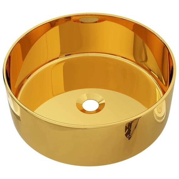 vidaXL Waschbecken, Waschbecken, Aufsatzwaschtisch, zum Aufstellen, Badezimmer, Innenbereich, Toilette, Badezimmer, Haus, Keramik