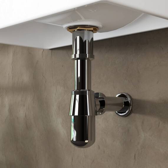 MEJE 41x23x10 cm Mini-Waschbecken, Waschebecken zur Wandmontage, Keramik, klein,Hahnloch Rechts, mit Wasserhahn und Entwässerungskit