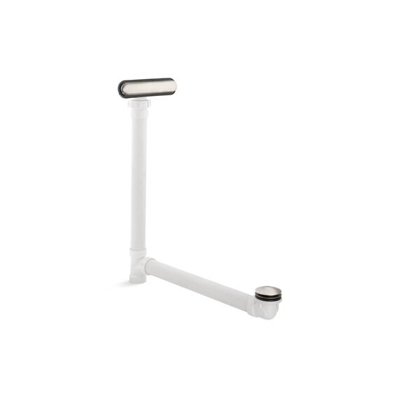 KOHLER K-7272-BN Clearflo Slotted Overflow Bath Drain, Vibrant Brushed Nickel