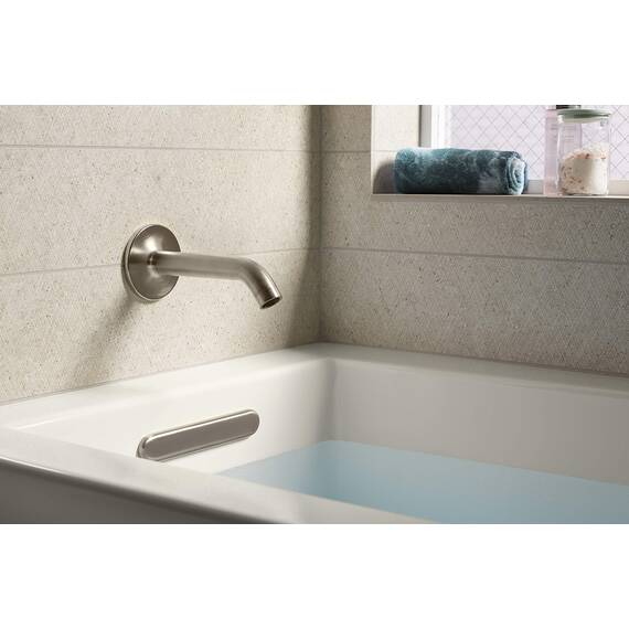 KOHLER K-7272-BN Clearflo Slotted Overflow Bath Drain, Vibrant Brushed Nickel
