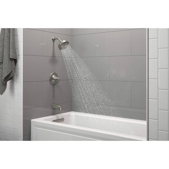 KOHLER K-7272-BN Clearflo Slotted Overflow Bath Drain, Vibrant Brushed Nickel