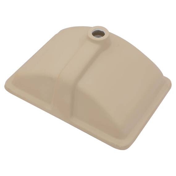 Sarlai Unterbau-Waschbecken – 52,1 x 36,8 cm rechteckiges weißes Keramikgefäß-Waschbecken mit Überlauf, modernes Waschtisch-Kunstbecken, Innenschüsselgröße 46,5 x 31,2 cm