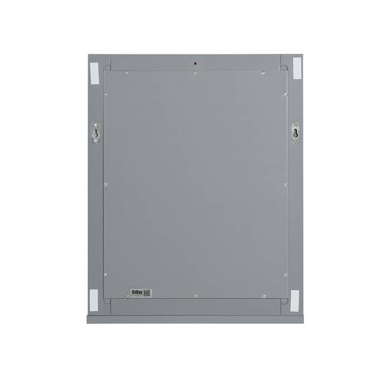 SoBuy Bad Hängeschrank mit Spiegel Wandregal Badschrank Hängend mit Ablage für Badezimmer Wandmontage Badspiegel Wandmontage 40x49x10cm FRG129-SG