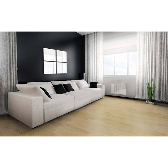 BD ART Spiegel zum Kleben 4 Stück 40 x 40 cm - Dekorative Wandspiegel zum Aufkleben - Klebespiegel für die Wand Ganzkörper - Spiegelfliesen Selbstklebend - Spiegelwand Ohne Bohren für Tür & Schrank