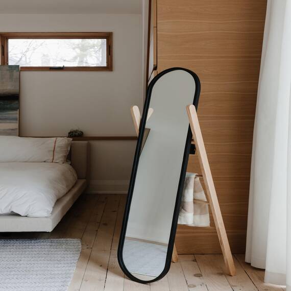 Umbra Spiegel, Schwarz, Floor Mirror