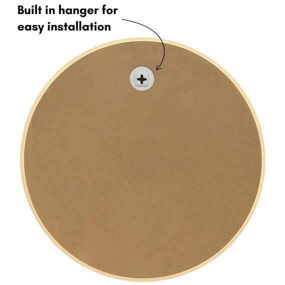 Americanflat 81 cm Gerahmter Gold Runder Spiegel für Badezimmer, Schlafzimmer, Eingangsbereich, Wohnzimmer - Großer Kreis für Wanddekoration