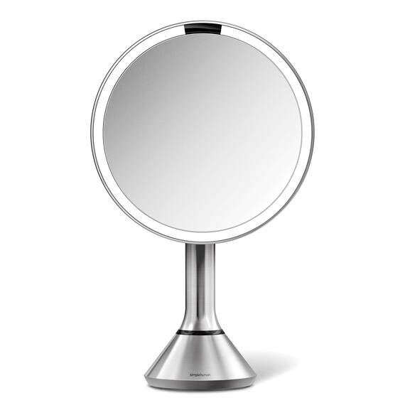simplehuman, 20cm, Sensorspiegel, 5-fache Vergrößerung, gebürsteter Stahl, 5 Jahre Garantie