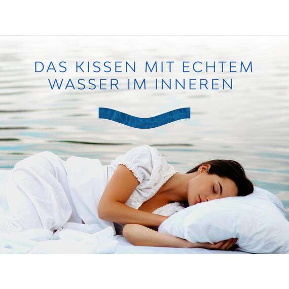 Mediflow 5205 Das Original Wasserkissen im Doppelpack 50x70cm, Weiß, 50 cm x 70 cm