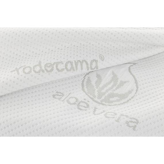 Todocama - Memory-Kissen, Aloe Vera, 2 Stück, 70 cm, Weiß