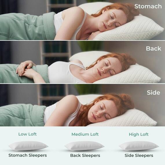 Snuggle-Pedic Extrem luxuriöses, geschreddertes Memory-Foam-Körperkissen in voller Größe mit atmungsaktivem, Kool-Flow-Kissenbezug - passend für 20 x 54 Zoll Körperkissenbezüge und -bezüge