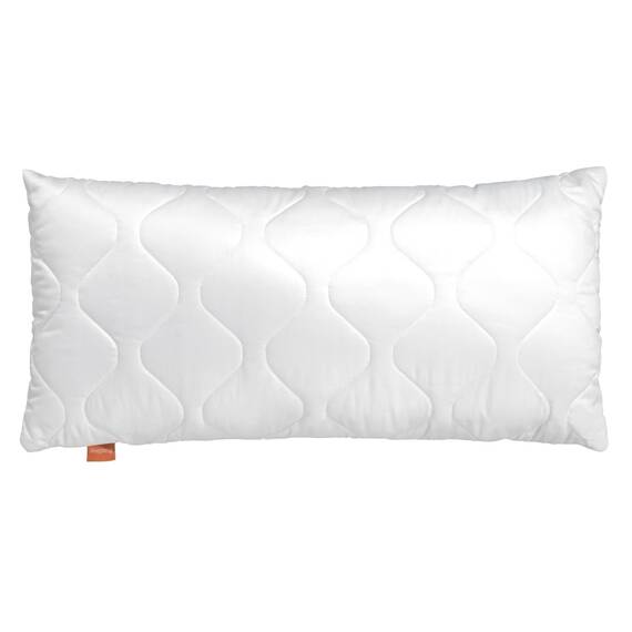 sleepling Kopfkissen 45x75 cm, Allergiker Kissen, waschbar, Made in EU, Oeko-TEX, langes Schlafkissen 45 x 75, Bettkissen, Pillow, Basic 100