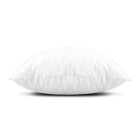EDOW Kisseneinlagen, 4 Stück, leichte Daunen-Alternative Polyester-Kissen, Couch-Kissen, Kissenfüllung, maschinenwaschbar, Weiß, 45,7 x 45,7 cm