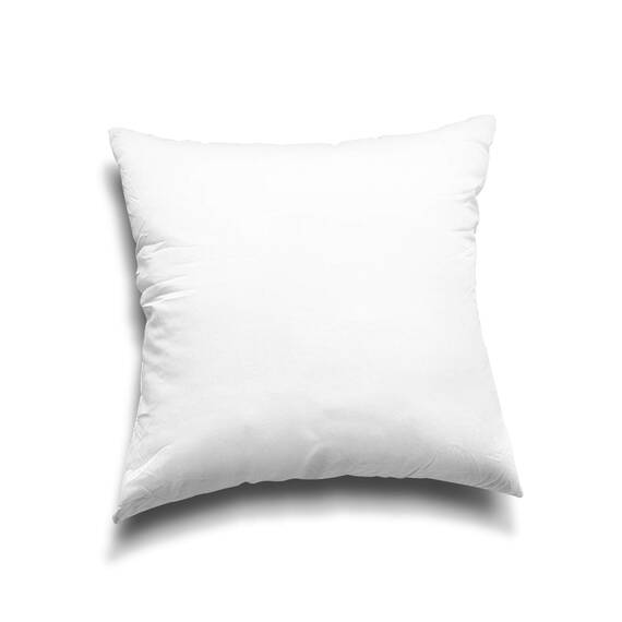 EDOW Kisseneinlagen, 4 Stück, leichte Daunen-Alternative Polyester-Kissen, Couch-Kissen, Kissenfüllung, maschinenwaschbar, Weiß, 45,7 x 45,7 cm