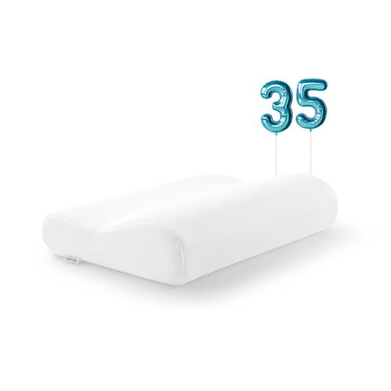 TEMPUR Original Junior Kinder-Kopfkissen, ergonomisches Nackenstützkissen für Kinder ab 8 Jahren, Memory Foam, Liegefühl fest, Jr (40 x 26 x 7/4 cm)