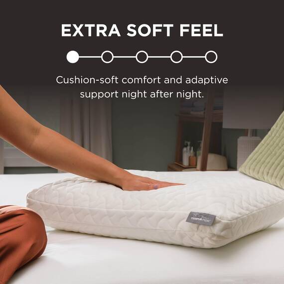 Tempur-Pedic TEMPUR-Cloud Kissen zum Schlafen, Standard, weiß, 1 Count (Pack of 1)