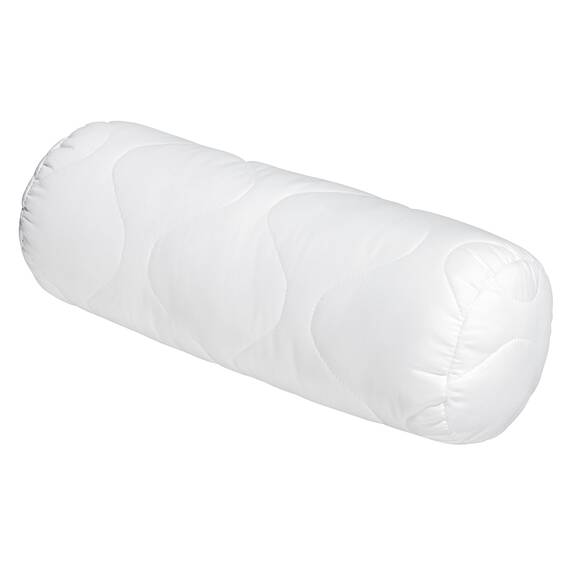 sleepling Nackenrolle 15x40 cm, Kopfkissen, Zierkissen, Sofakissen, Allergiker Kissenrolle, waschbar, Made in EU, Ökotex, Schlafrolle 15 x 40, Komfort 100