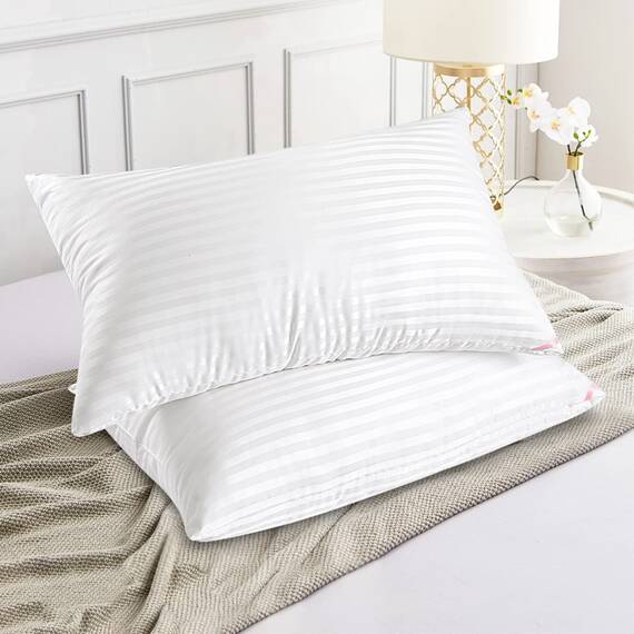 EIUE Bettkissen zum Schlafen, Queen-Size-Größe, Kissen für Seiten- und Rückenschläfer, superweiche Daunen-Alternative, Mikrofaser, gefüllt, 50,8 x 76,2 cm, 4 Stück