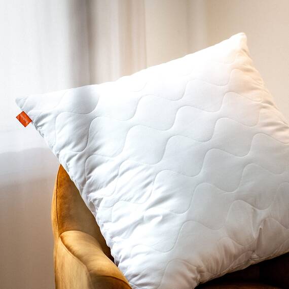 sleepling Kopfkissen 60x80 cm, Allergiker Kissen, waschbar, Made in EU, Oeko-TEX, großes Schlafkissen 60 x 80, Bettkissen, Pillow, Basic 100