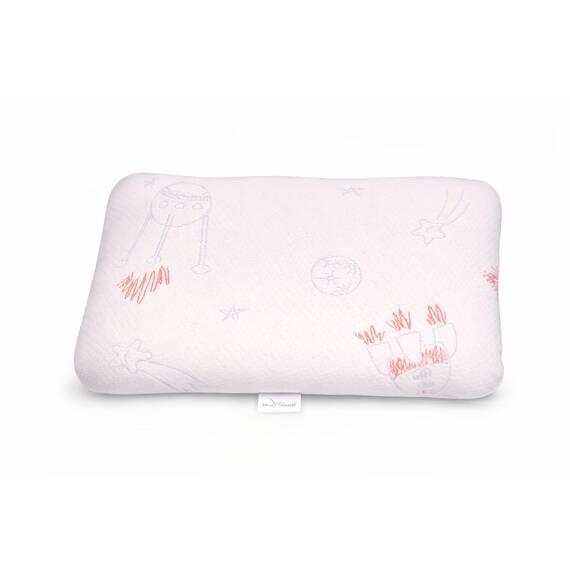 MaxxGoods Kinderkissen Memory Foam - Kopfkissen für Kleinkinder zum Schlafen - ergonomisch & atmungsaktiv - wachstumsfreundliches Kissen & antibakteriell - Kissen für Allergiker (54x37x11 cm) - blau