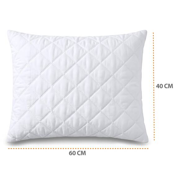 Amazinggirl Kopfkissen 40x60 cm - Kissen Allergiker Schlafkissen Polster Pillow Made in EU und Pillows for Sleeping 60 x 40 Bett Kissens für Schlafen Oeko-Tex Weiß - 4 Stück