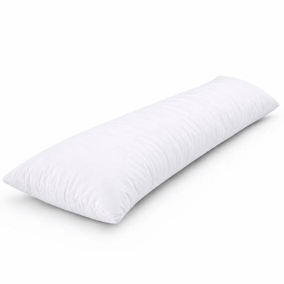 Flowen Seitenschläferkissen 40 x 145 cm Langes Kissen für Seitenschläfer Body Pillow 40x145 mit Mikrofaser-Füllung Hypoallergene Anti-Milben WeicheKopfkissenbezug 100% Polyester