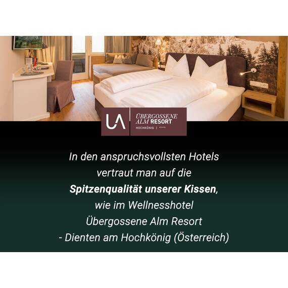 ZOLLNER 2er Set Kissen - Made in Europe – Polyesterfüllung - Bezug aus Mischgewebe - waschbar bis 95°C - 30x40 cm - Hotelqualität - Oeko Tex® Zertifiziert