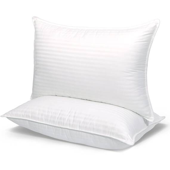 COZSINOOR Kopfkissen 50x75 cm 2er Set, Bestes Ergonomisches Kissen gegen Nackenschmerzen, 100% Mikrofaser Kissenfüllung Waschbar Ökotex, Premium Schlafkissen Bettkissen für gesunden erholsamen Schlaf
