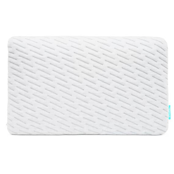 BLISSBURY King Thin 6,6 cm Bauchschläferkissen aus MemorySchaum Schlankes, flaches Kühlendes Schlafen für Bauch oder Rücken mit weichem Bambus waschbarer Bezug Nacken und Kopfstütze für Damen und