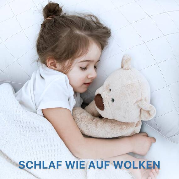 COZSINOOR Kopfkissen 40x80 cm 2er Set, Bestes Ergonomisches Kissen gegen Nackenschmerzen, 100% Mikrofaser Kissenfüllung Waschbar Ökotex, Premium Schlafkissen Bettkissen für gesunden erholsamen Schlaf
