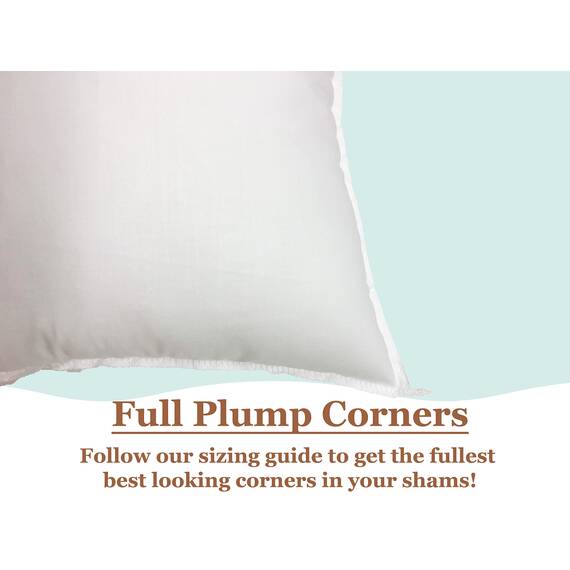 Pillowflex Premium-Polyester-Dekokissen, ultraweich, klein, quadratisch, 50,8 x 50,8 cm, Couch-Kissenbezug, Lendenwirbelsäule, Rücken, Sofa, maschinenwaschbar, dekorative Akzentform, 1 weiches Kissen