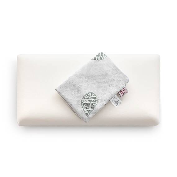 Textilhome – Viskoelastisches Kopfkissen 75x36x12 cm | Ergonomisches Nackenstützkissen mit 100% Viscoschaumkern, Aloe Vera Bezug, Doppelbezug mit Reißverschluss.