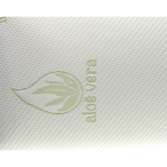 Todocama - Viskoelastisches Kissen, kompakter Kern. Doppelter Bezug mit Reißverschluss. Aloe Vera Plus-Gewebe. Thermoregulierbar an den Hals. (120 cm)